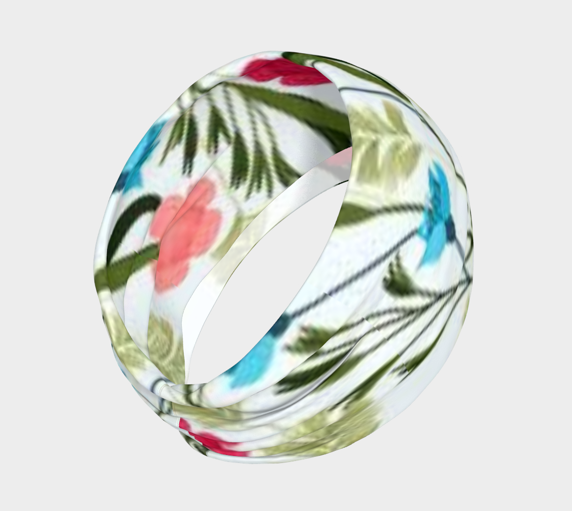 Flowery Day Headband- Made In Canada