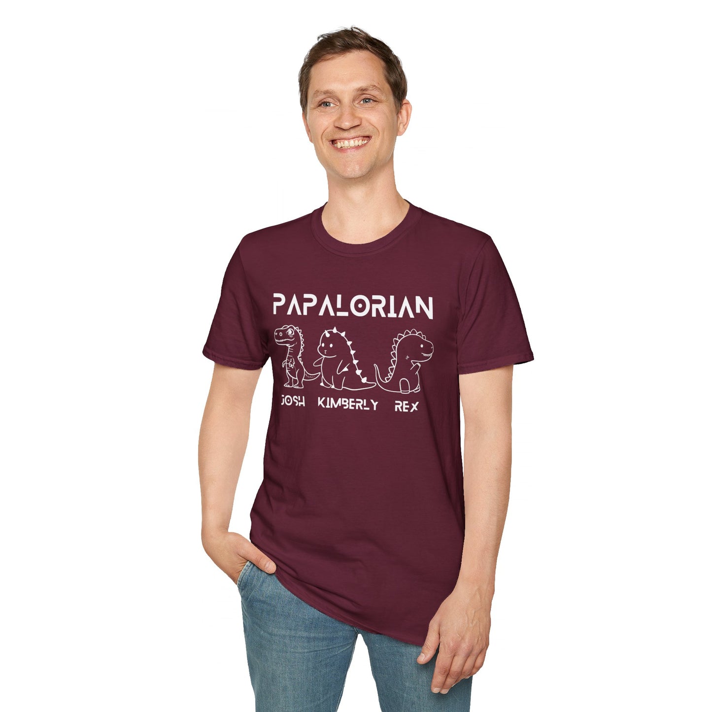 Papalorian Personalized Dad T-Shirt
