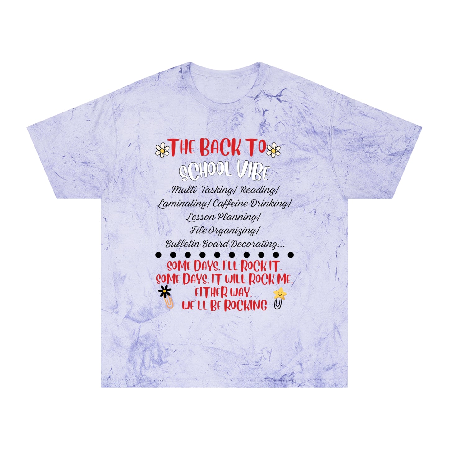Teacher Graphic T Shirt- Unisex Comfort Colors Blast T-Shirt, USA