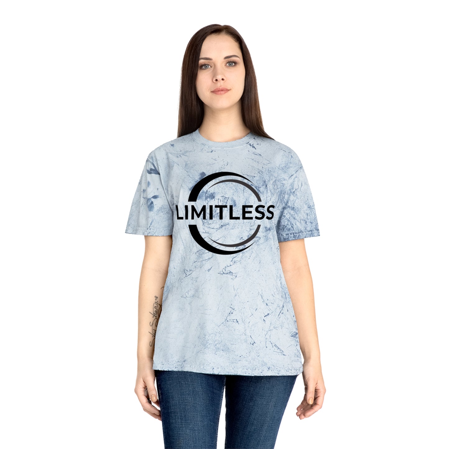 Unisex Color Blast Graphic T-Shirt (LIMITLESS)
