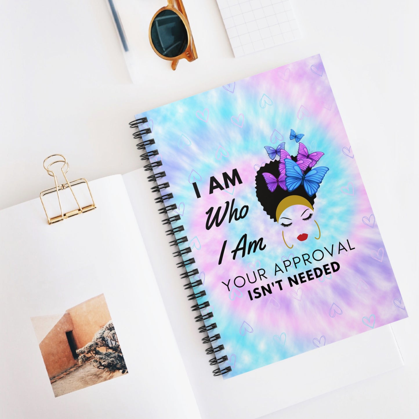 Custom Self Love Journal (Spiral Notebook-Ruled Line)