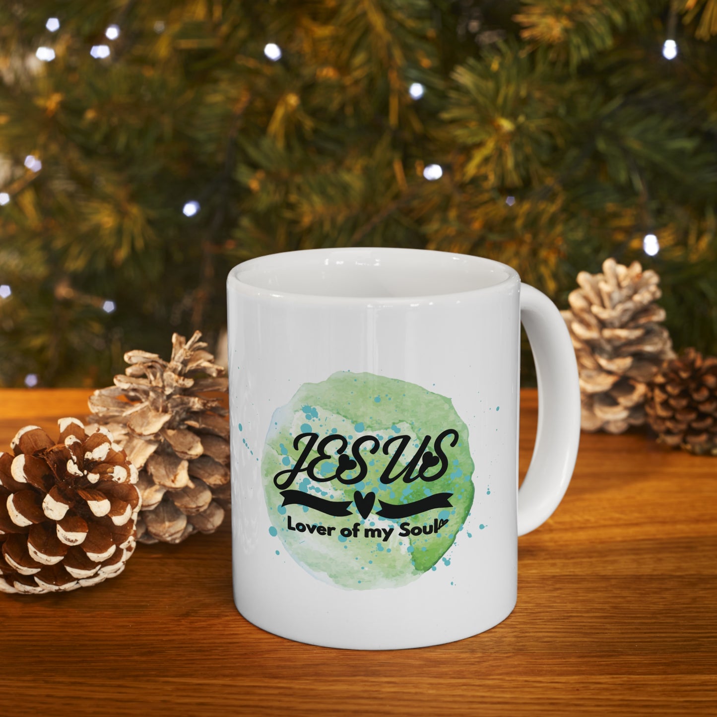 Christian Ceramic Mug- Jesus, Lover of my Soul