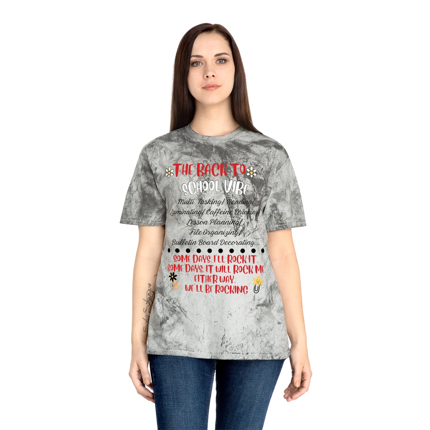 Teacher Graphic T Shirt- Unisex Comfort Colors Blast T-Shirt, USA