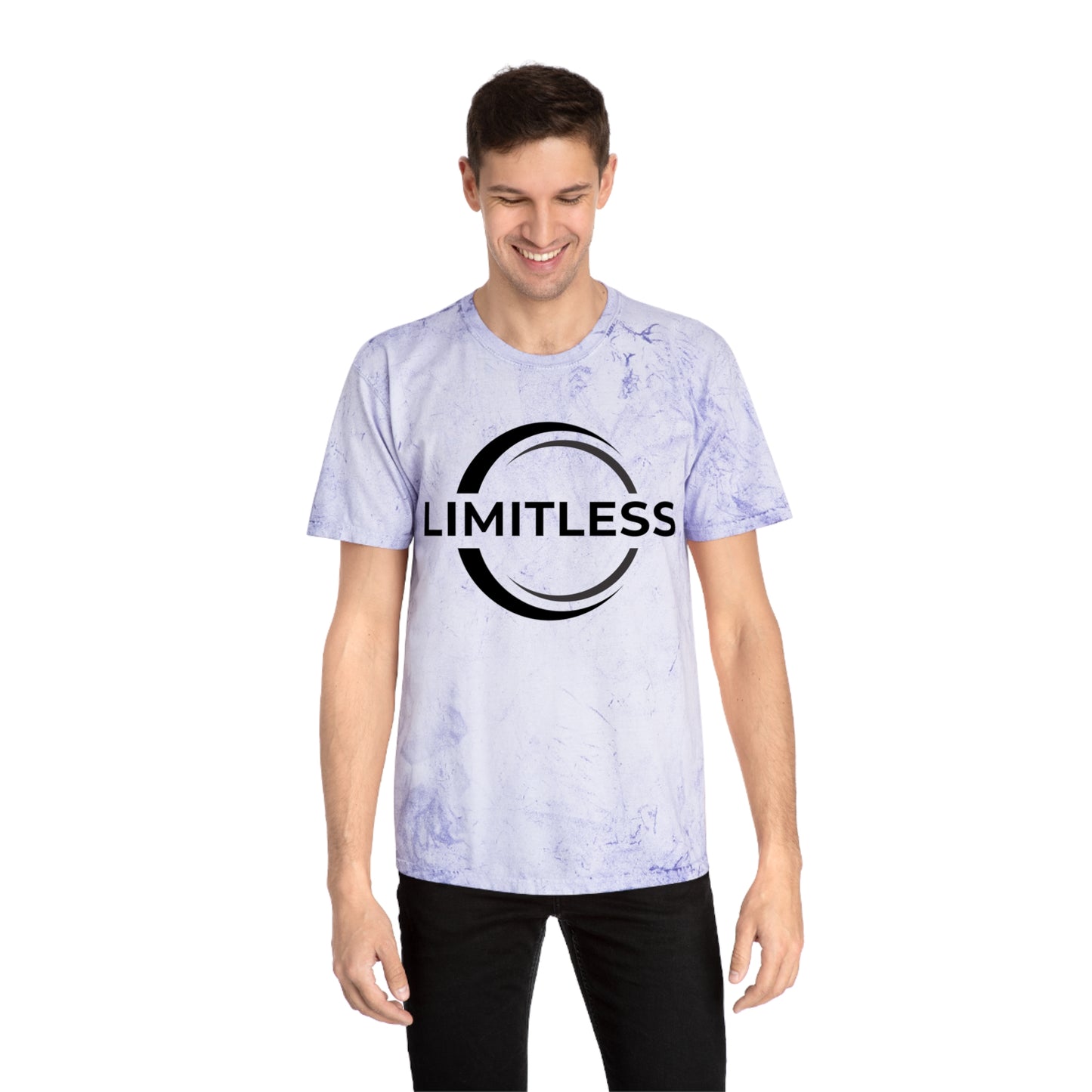 Unisex Color Blast Graphic T-Shirt (LIMITLESS)