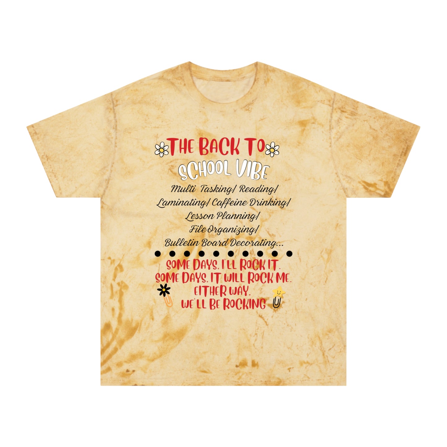 Teacher Graphic T Shirt- Unisex Comfort Colors Blast T-Shirt, USA