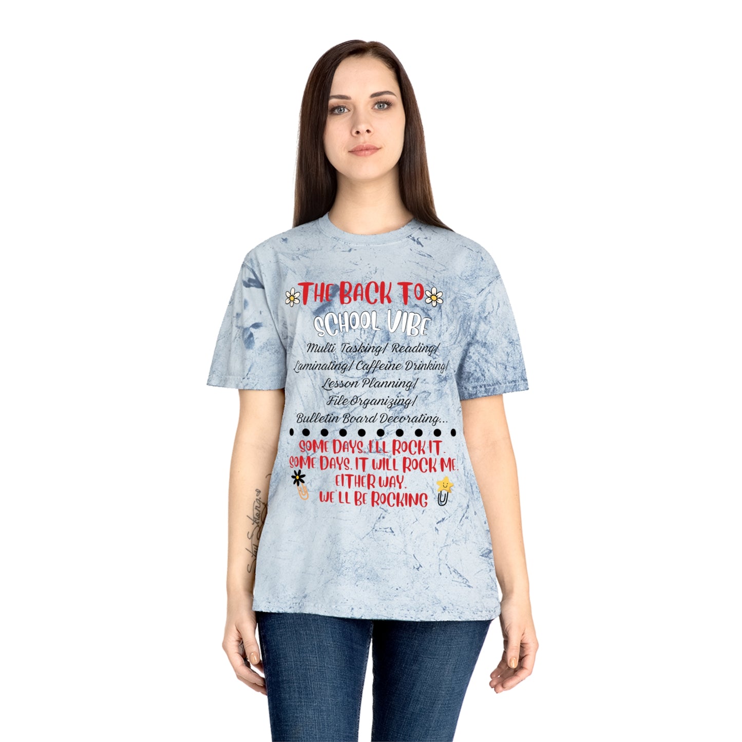 Teacher Graphic T Shirt- Unisex Comfort Colors Blast T-Shirt, USA