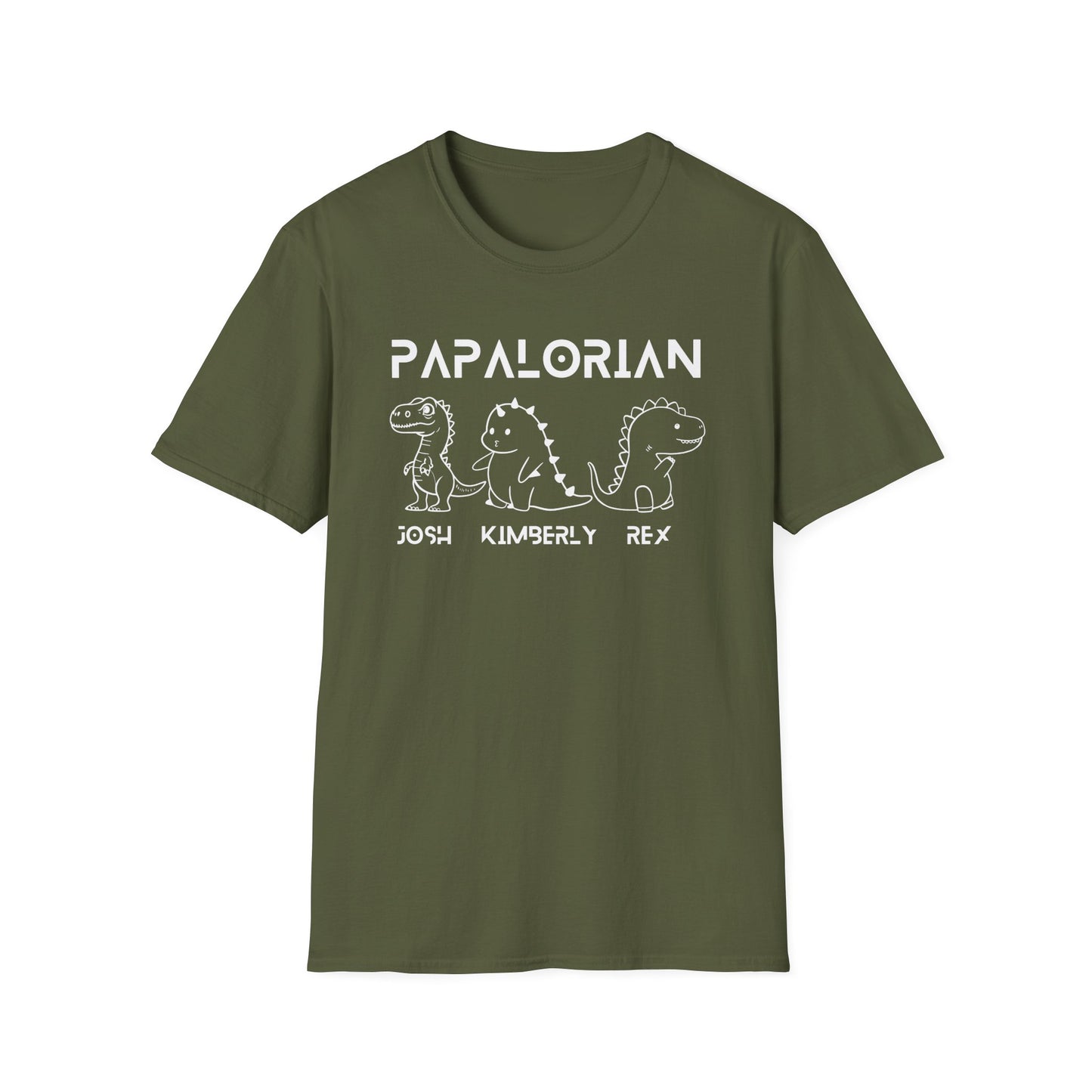 Papalorian Personalized Dad T-Shirt