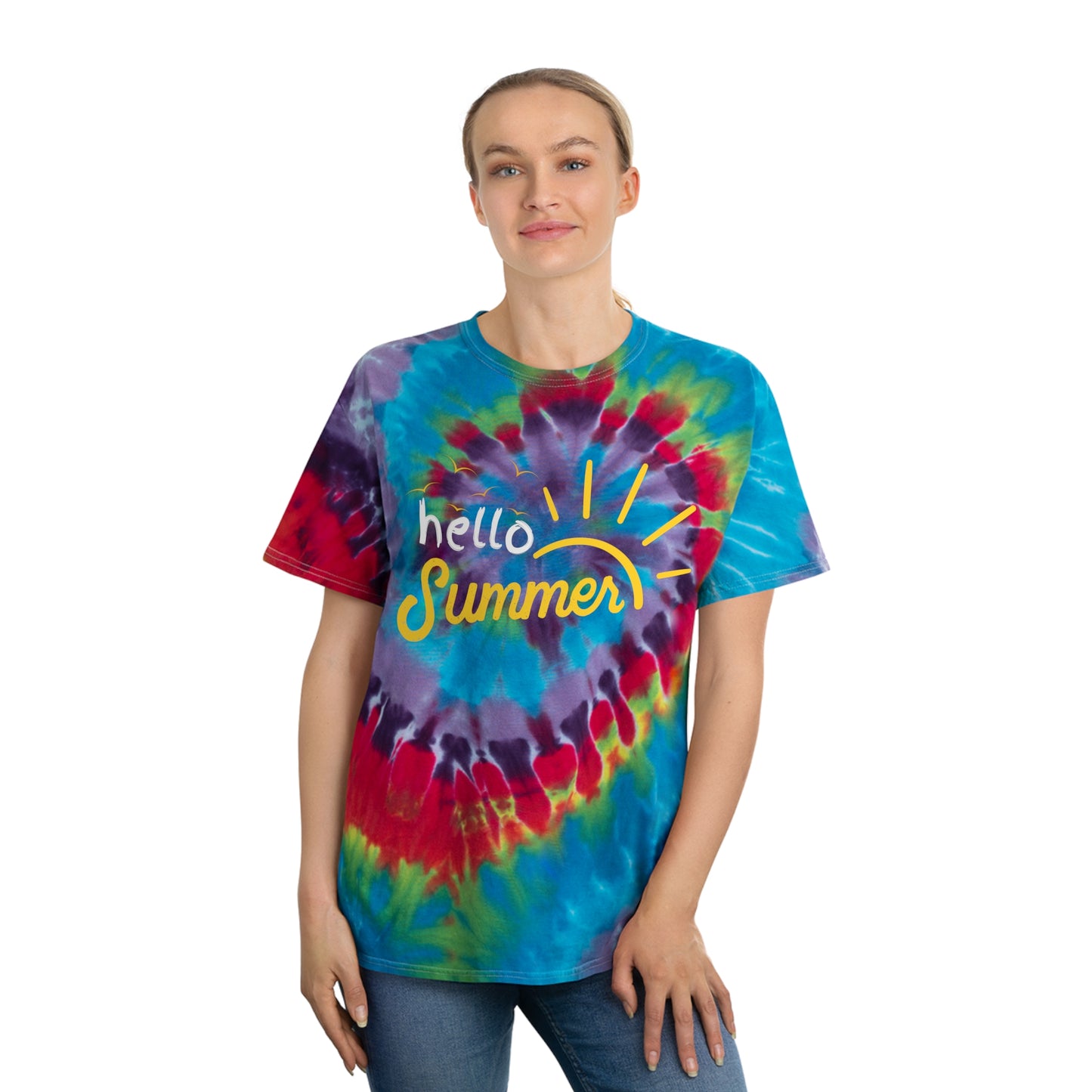 Tie-Dye T- Shirt For Family Summer Vacation (Unisex)