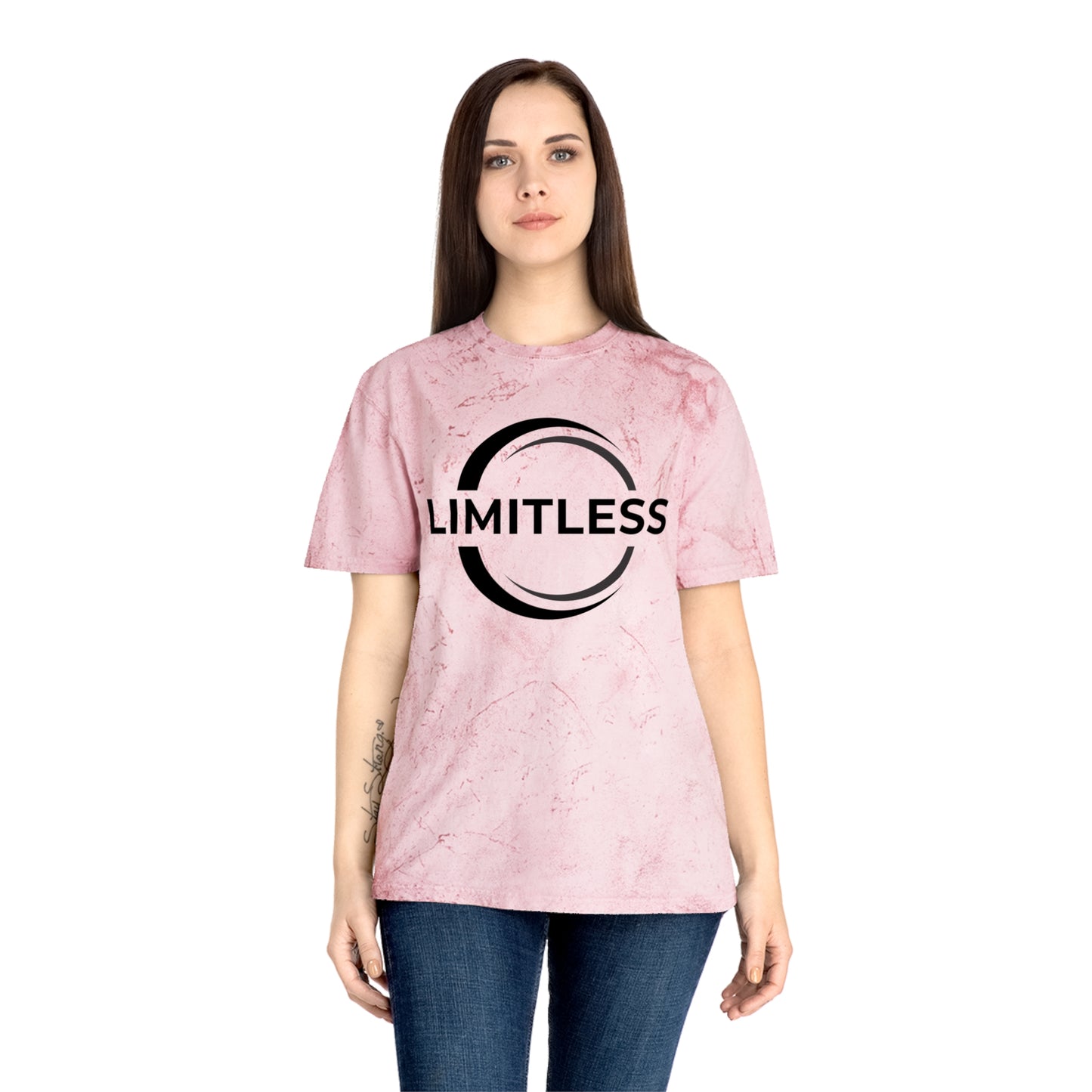 Unisex Color Blast Graphic T-Shirt (LIMITLESS)