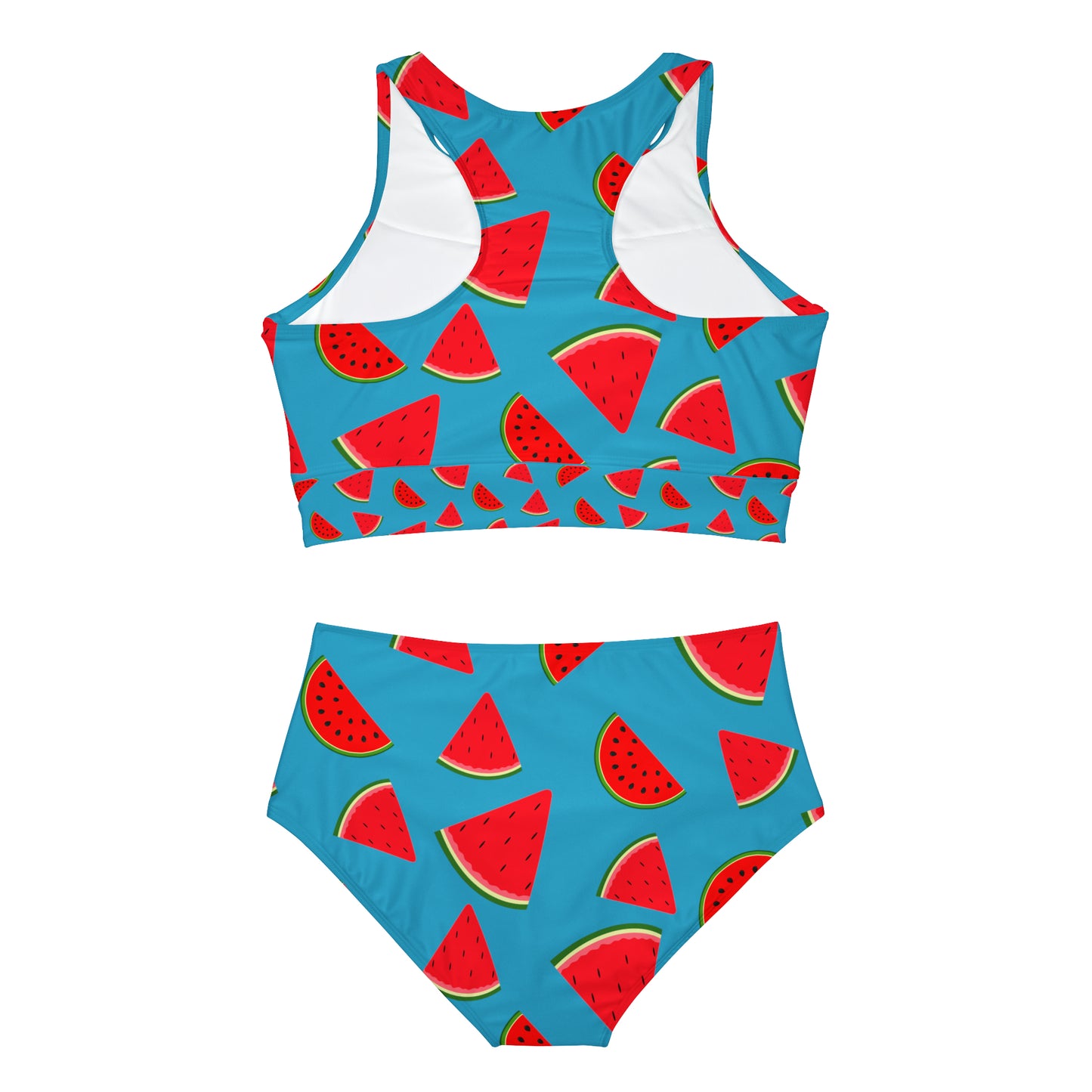 Watermelon Sporty Bikini Set For Women