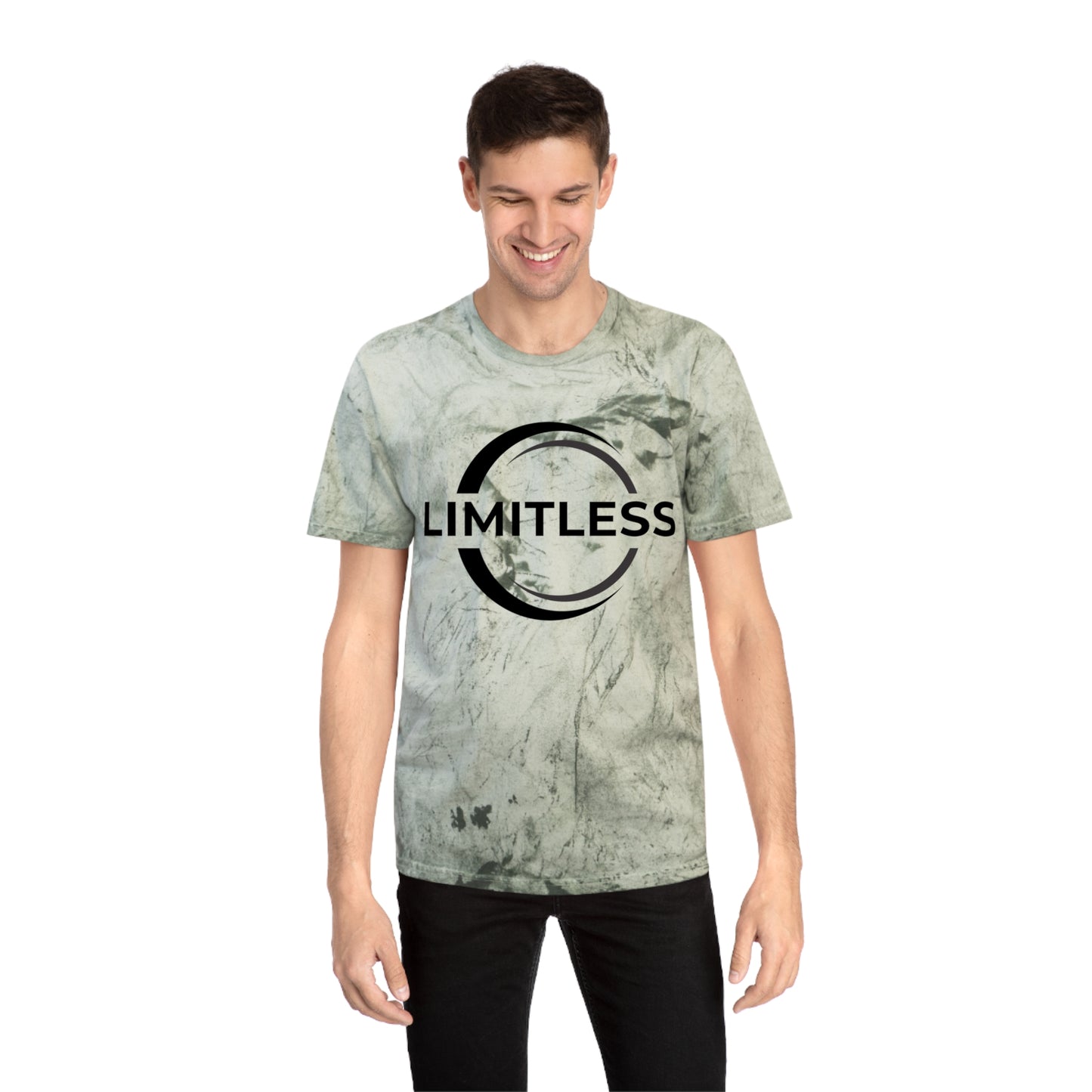 Unisex Color Blast Graphic T-Shirt (LIMITLESS)