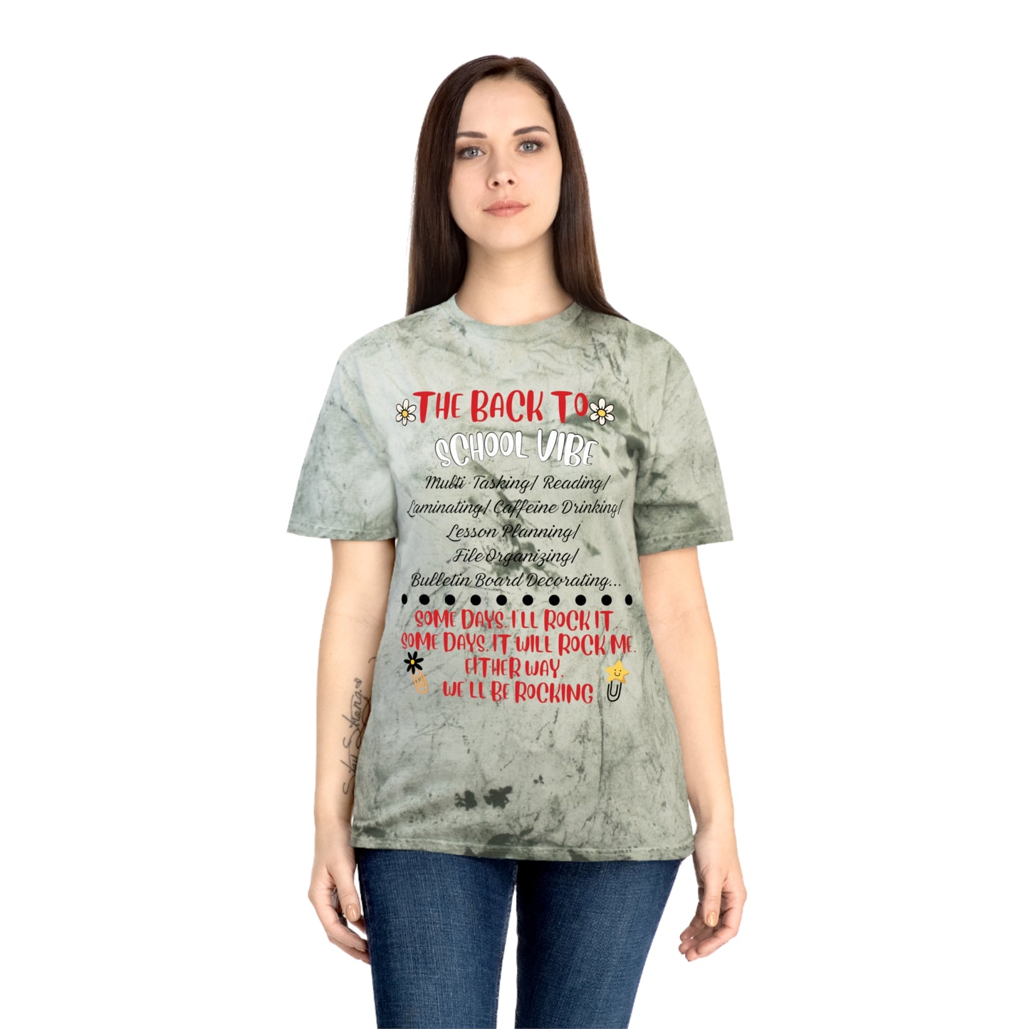 Teacher Graphic T Shirt- Unisex Comfort Colors Blast T-Shirt, USA