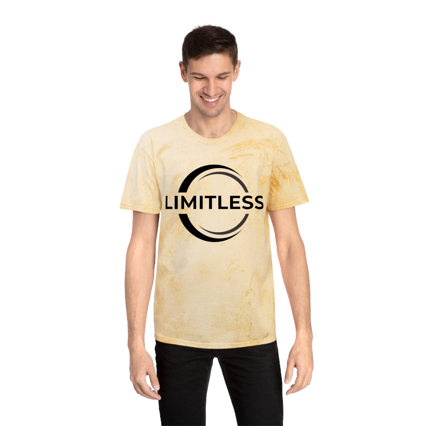 Unisex Color Blast Graphic T-Shirt (LIMITLESS)