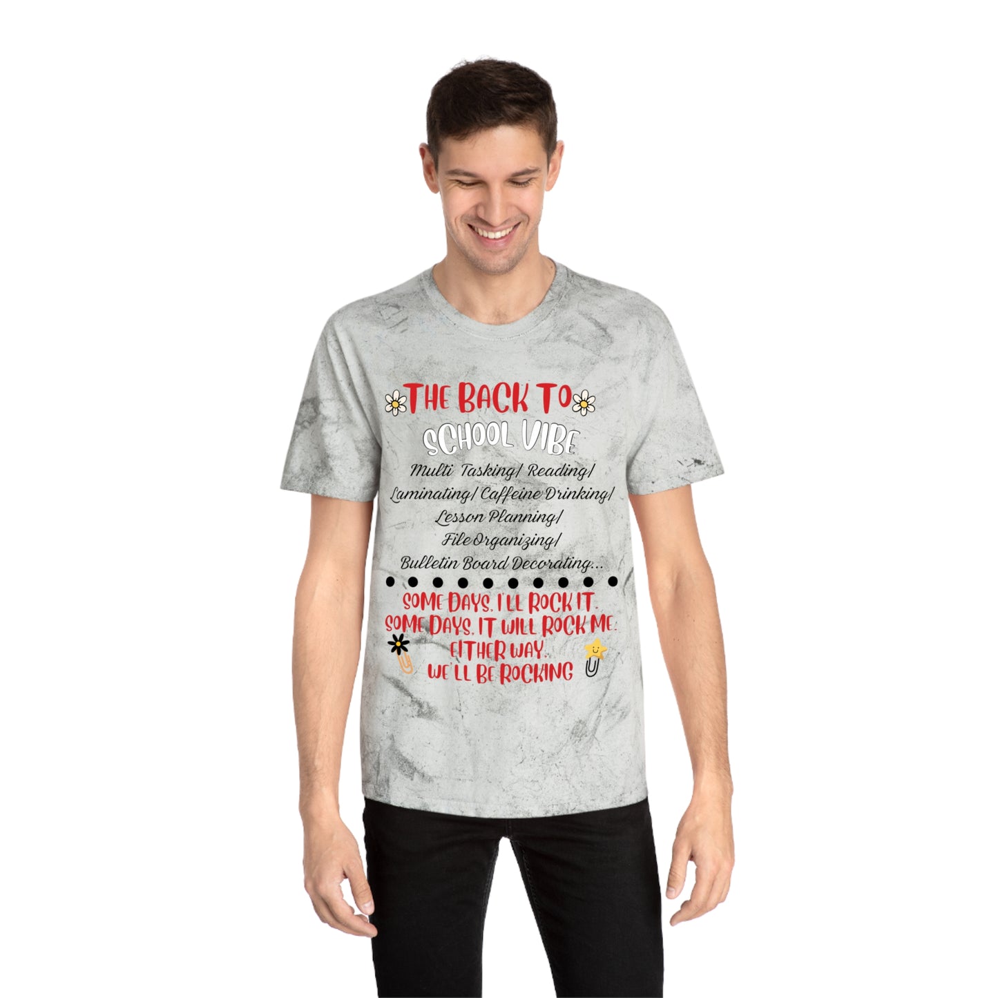 Teacher Graphic T Shirt- Unisex Comfort Colors Blast T-Shirt, USA