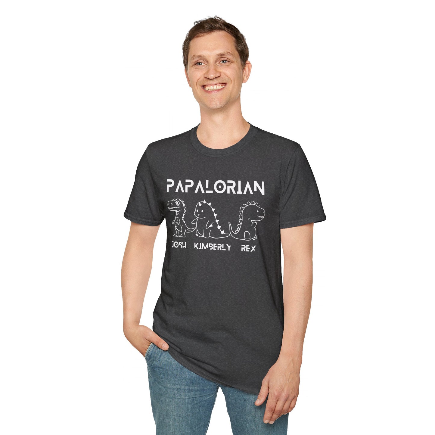 Papalorian Personalized Dad T-Shirt