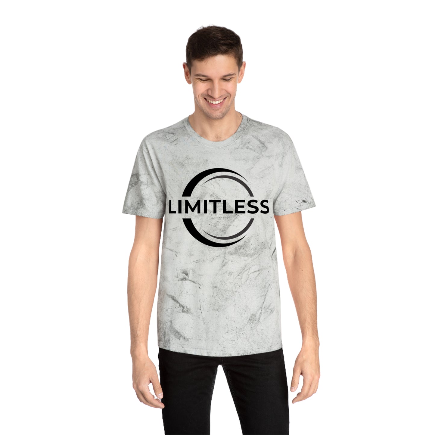 Unisex Color Blast Graphic T-Shirt (LIMITLESS)