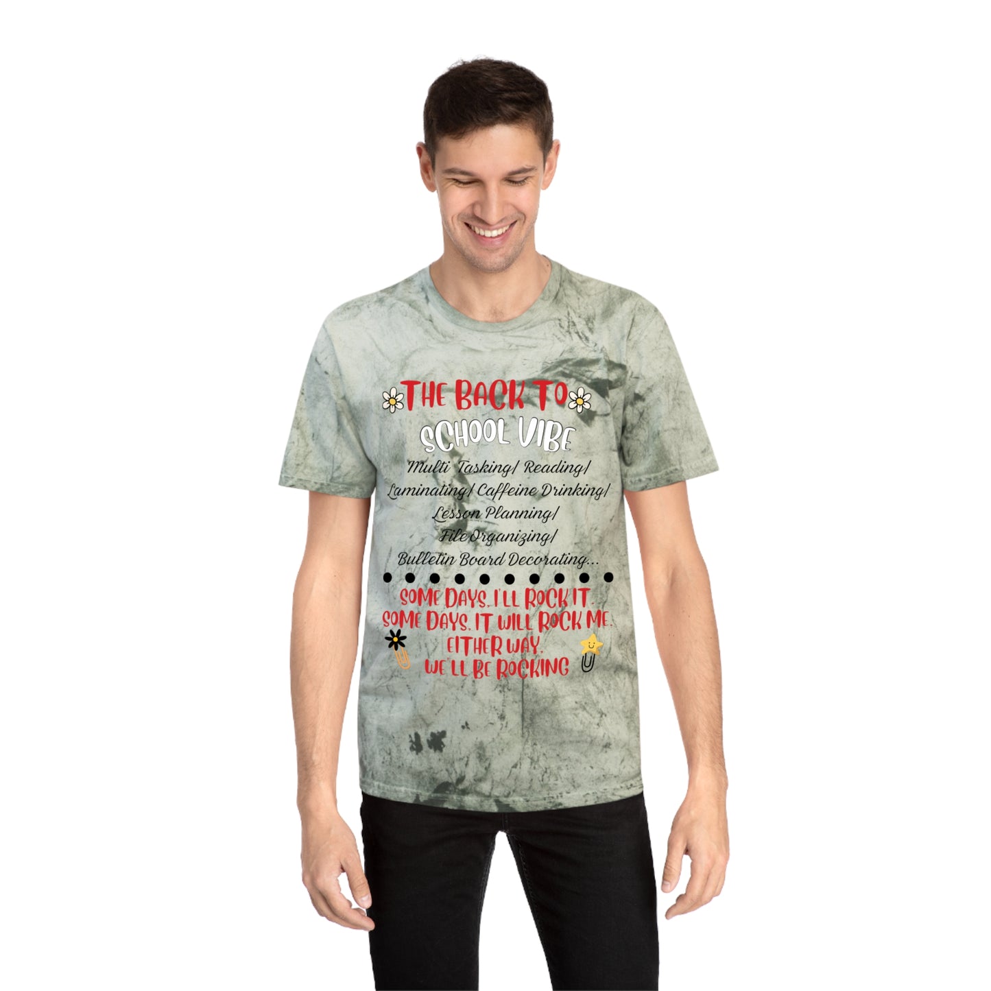 Teacher Graphic T Shirt- Unisex Comfort Colors Blast T-Shirt, USA