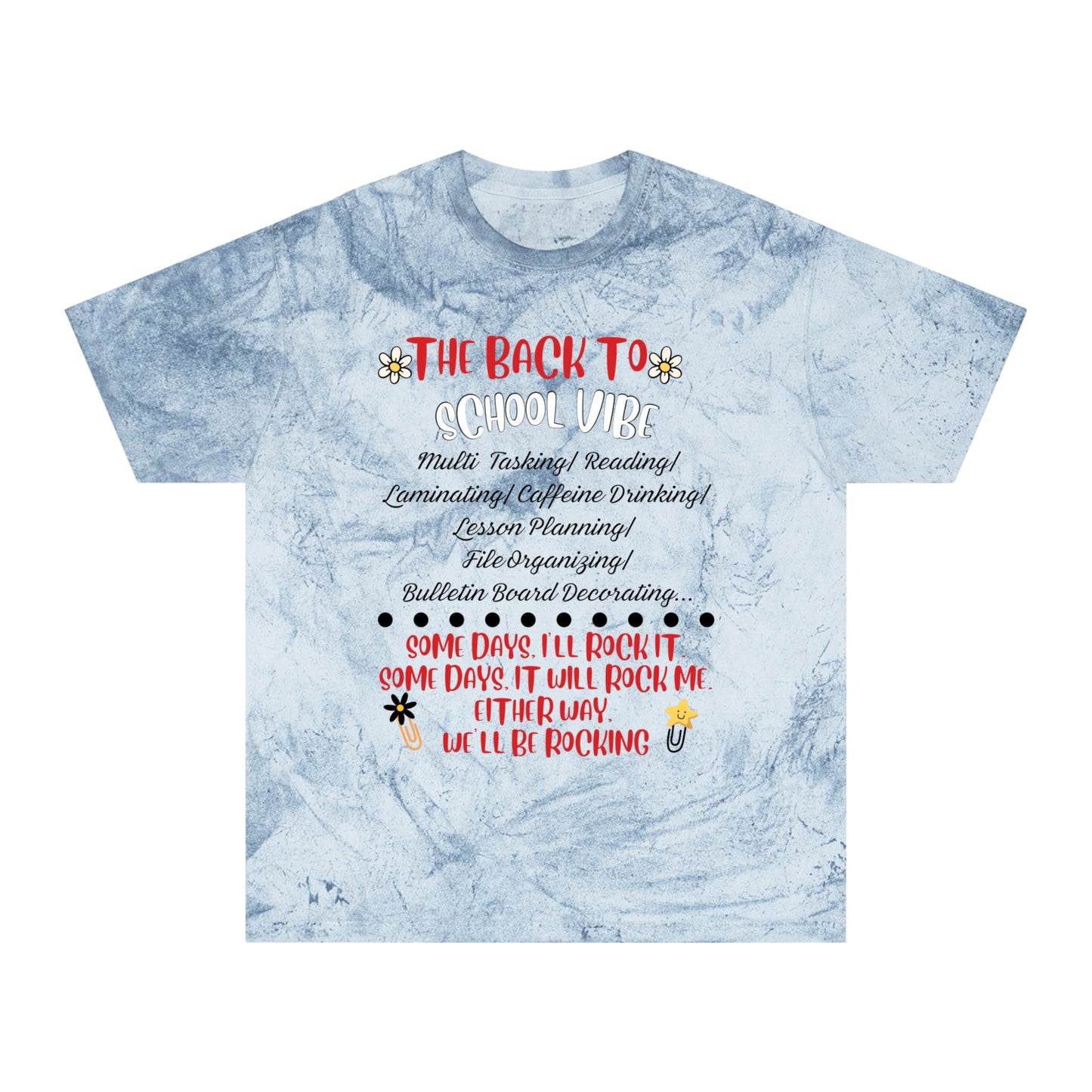 Teacher Graphic T Shirt- Unisex Comfort Colors Blast T-Shirt, USA