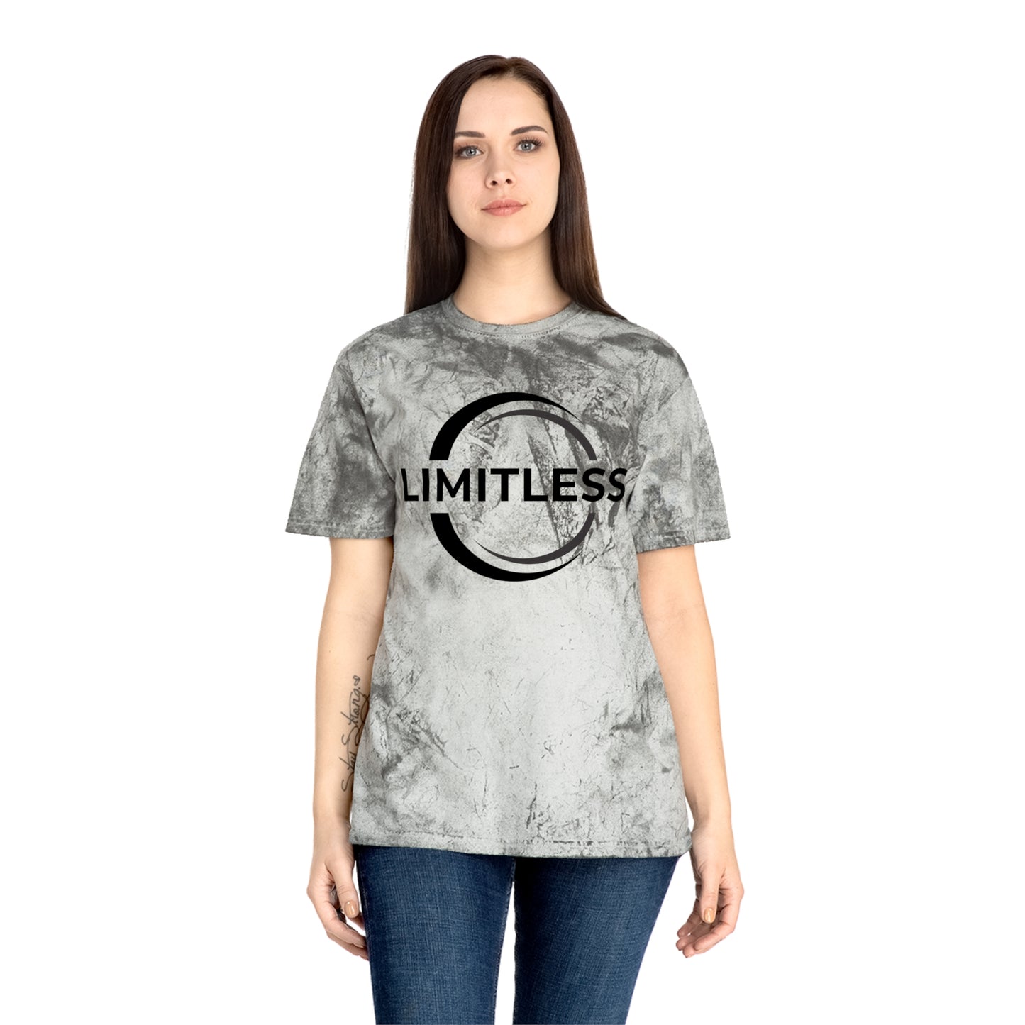 Unisex Color Blast Graphic T-Shirt (LIMITLESS)