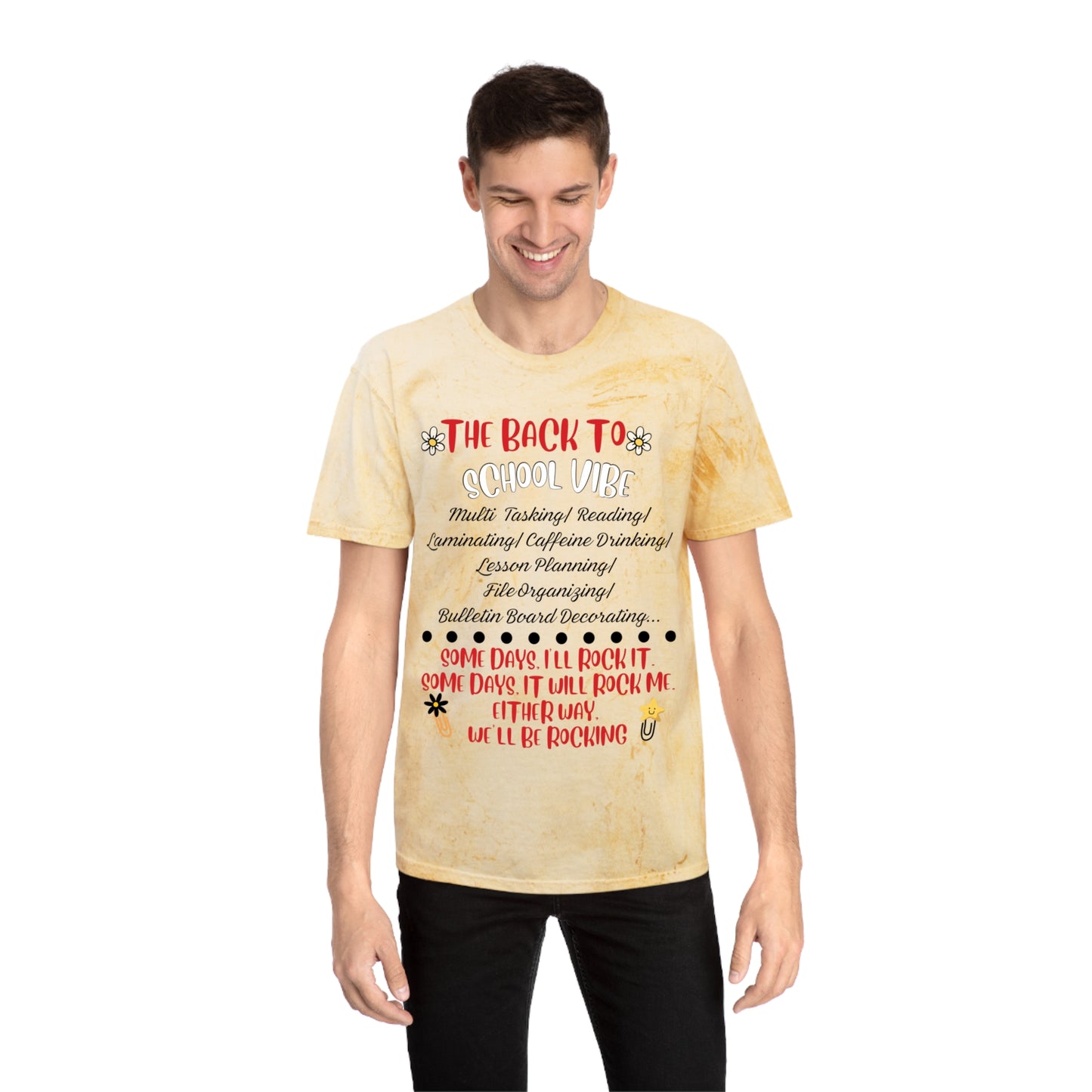 Teacher Graphic T Shirt- Unisex Comfort Colors Blast T-Shirt, USA