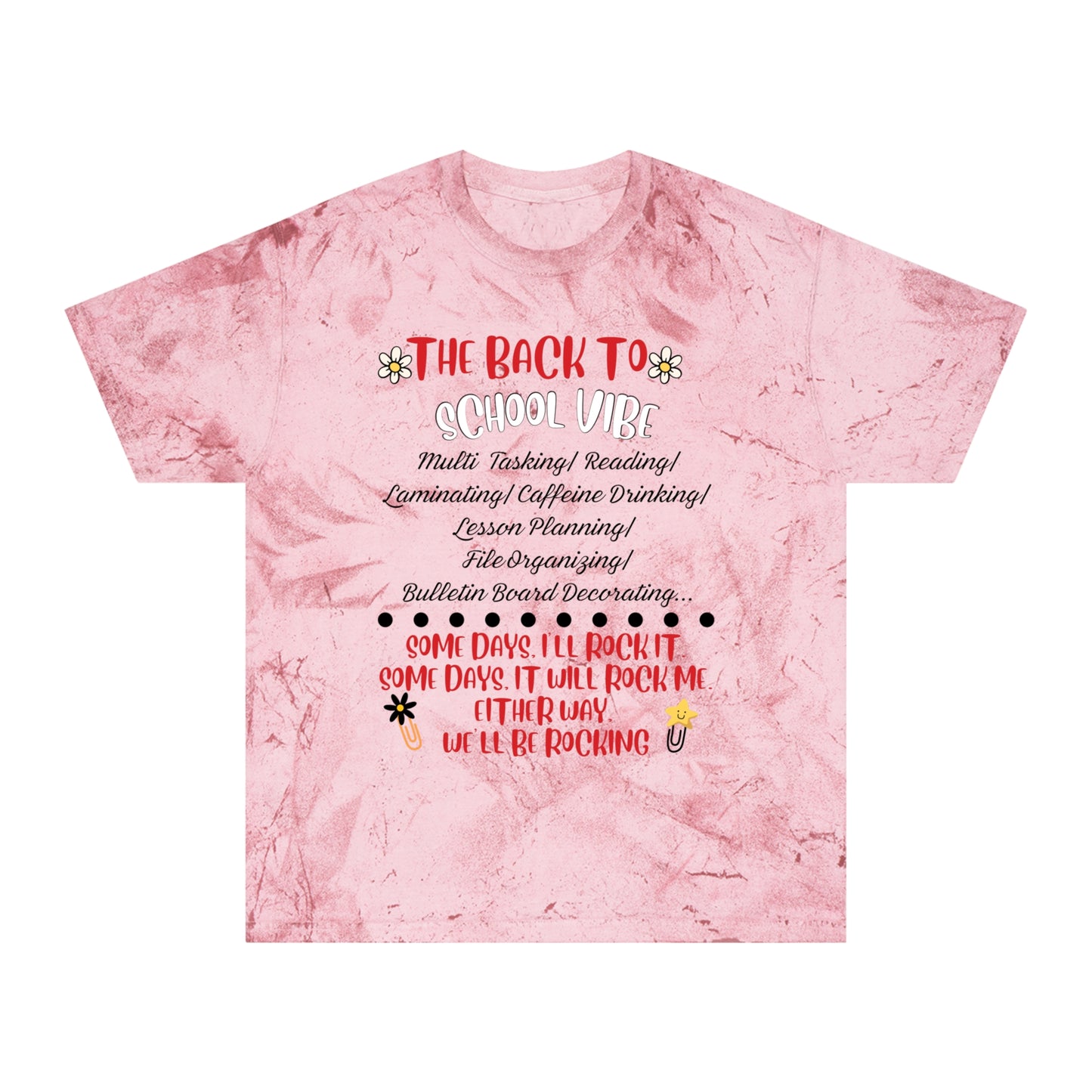 Teacher Graphic T Shirt- Unisex Comfort Colors Blast T-Shirt, USA