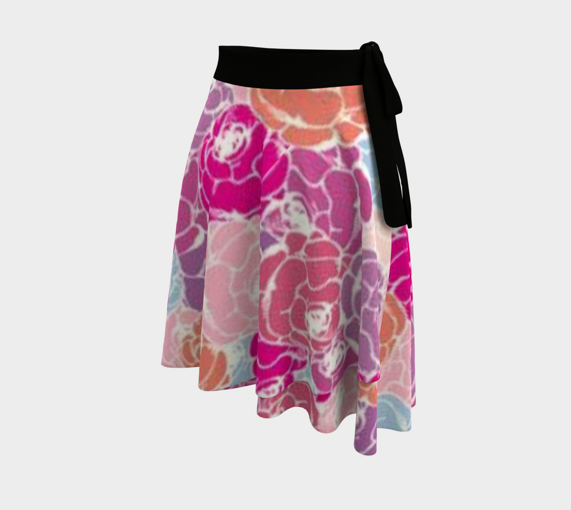 Custom Handsewn Rose Bouquets Wrapped Skirt For Teen Girls and Women- Made In Canada