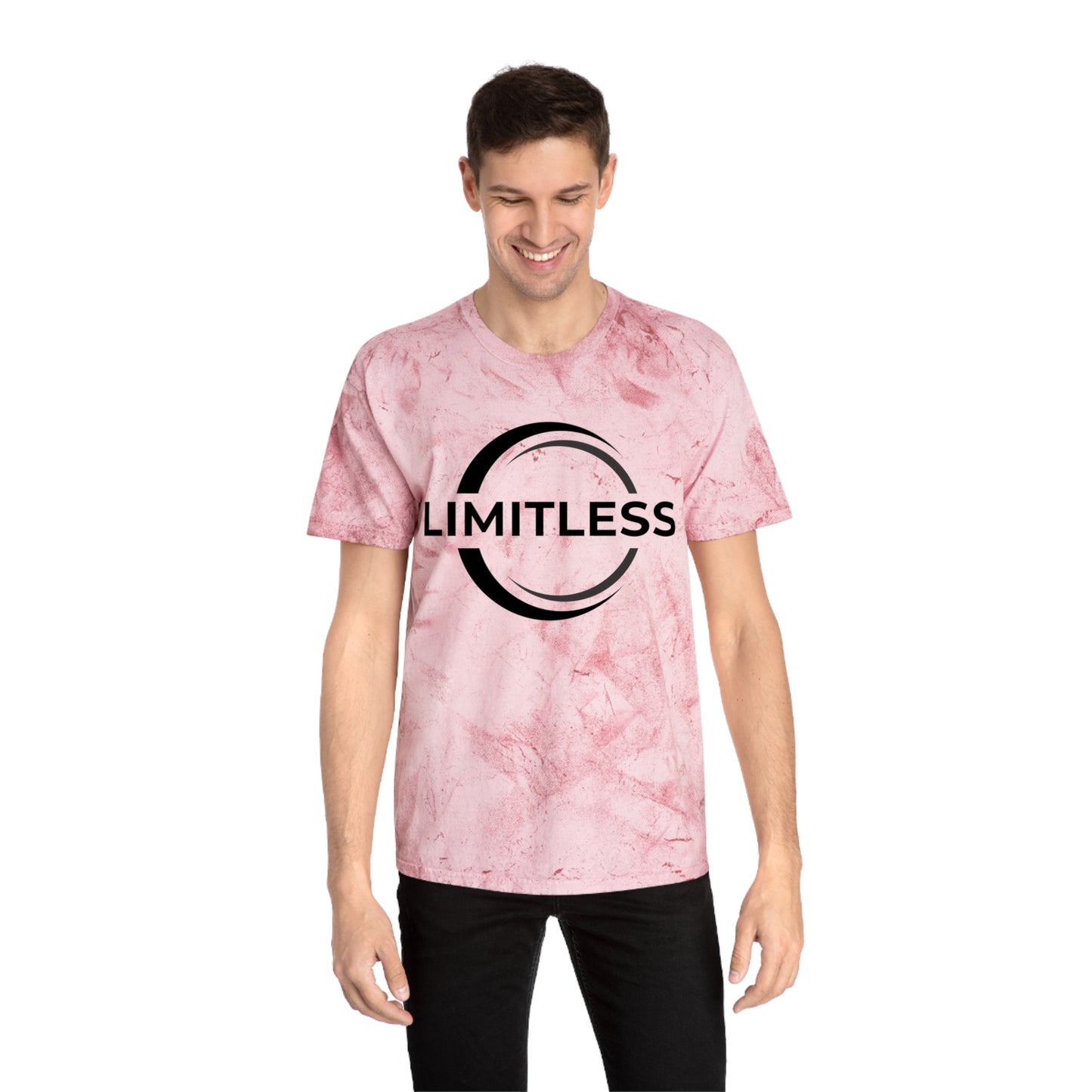 Unisex Color Blast Graphic T-Shirt (LIMITLESS)