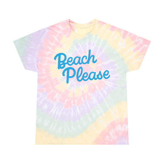 Unisex Tie-Dye T Shirt For Summer (Beach Please)
