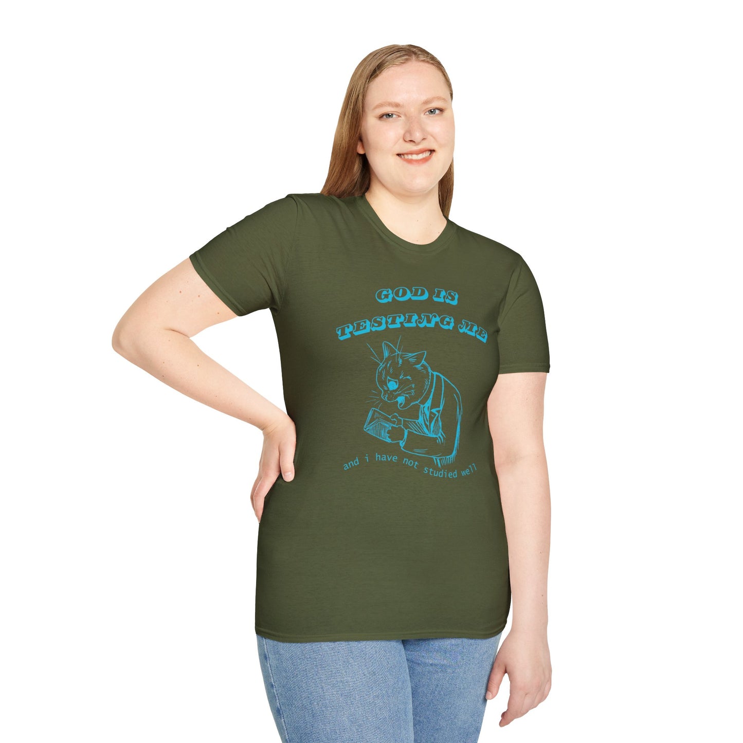 Funny Unisex T-Shirt- God Is Testing Me
