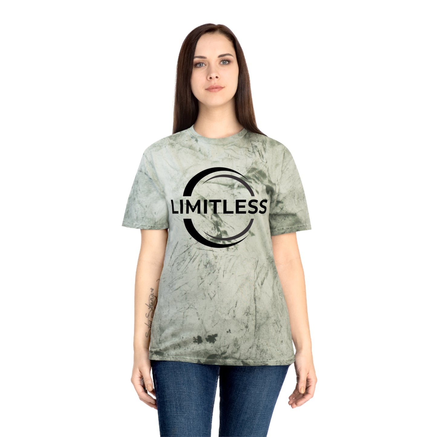 Unisex Color Blast Graphic T-Shirt (LIMITLESS)