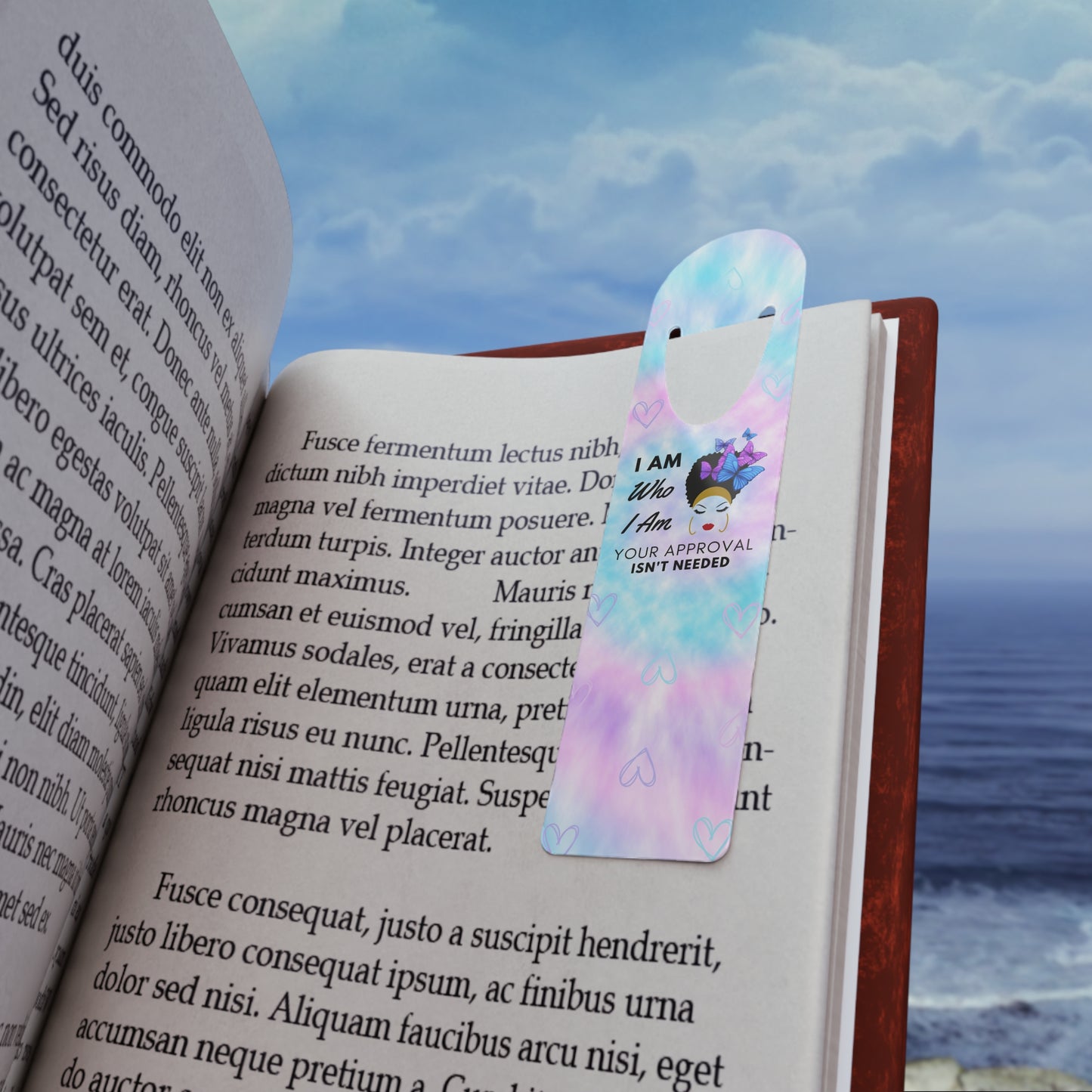 Custom Self Love Aluminium Bookmark