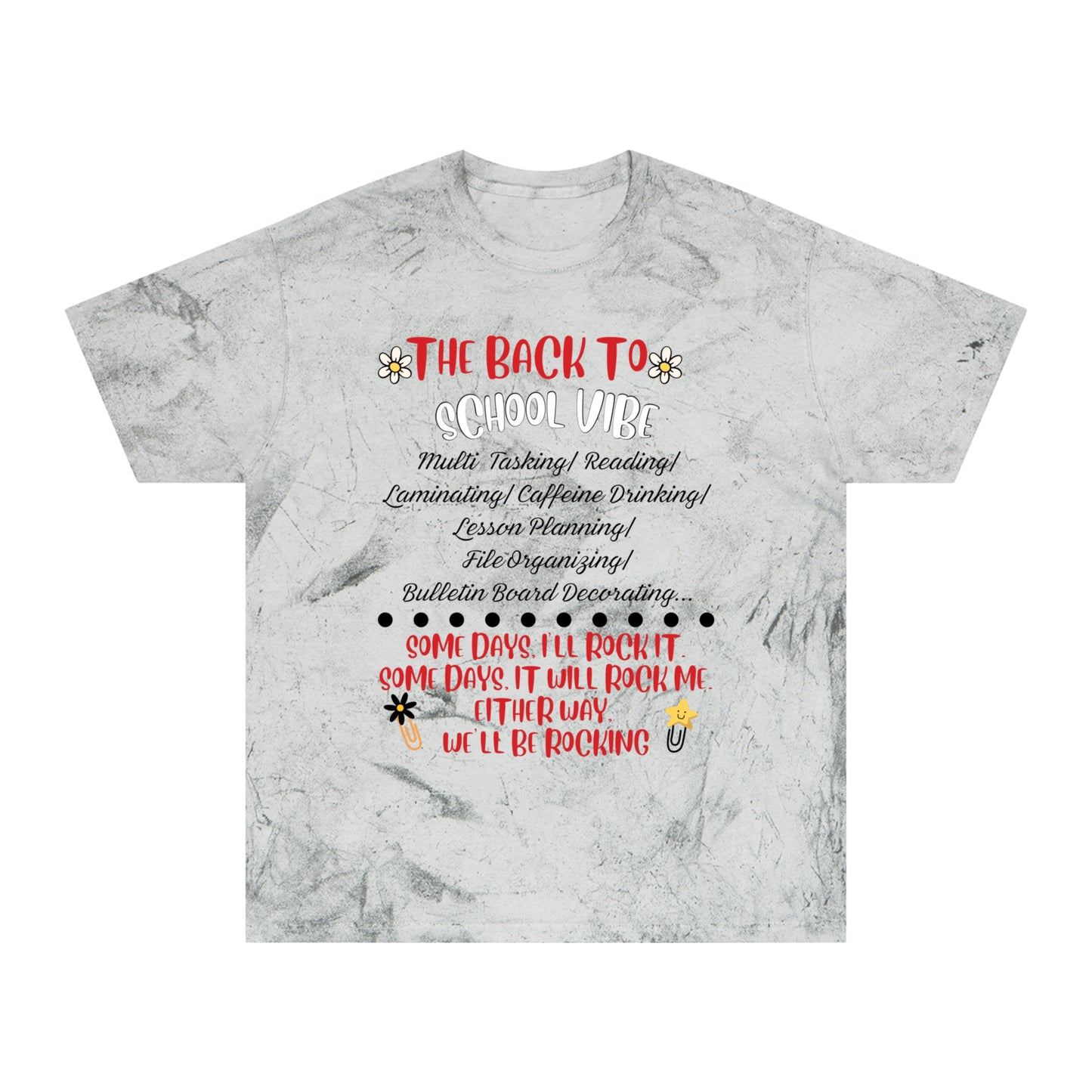 Teacher Graphic T Shirt- Unisex Comfort Colors Blast T-Shirt, USA