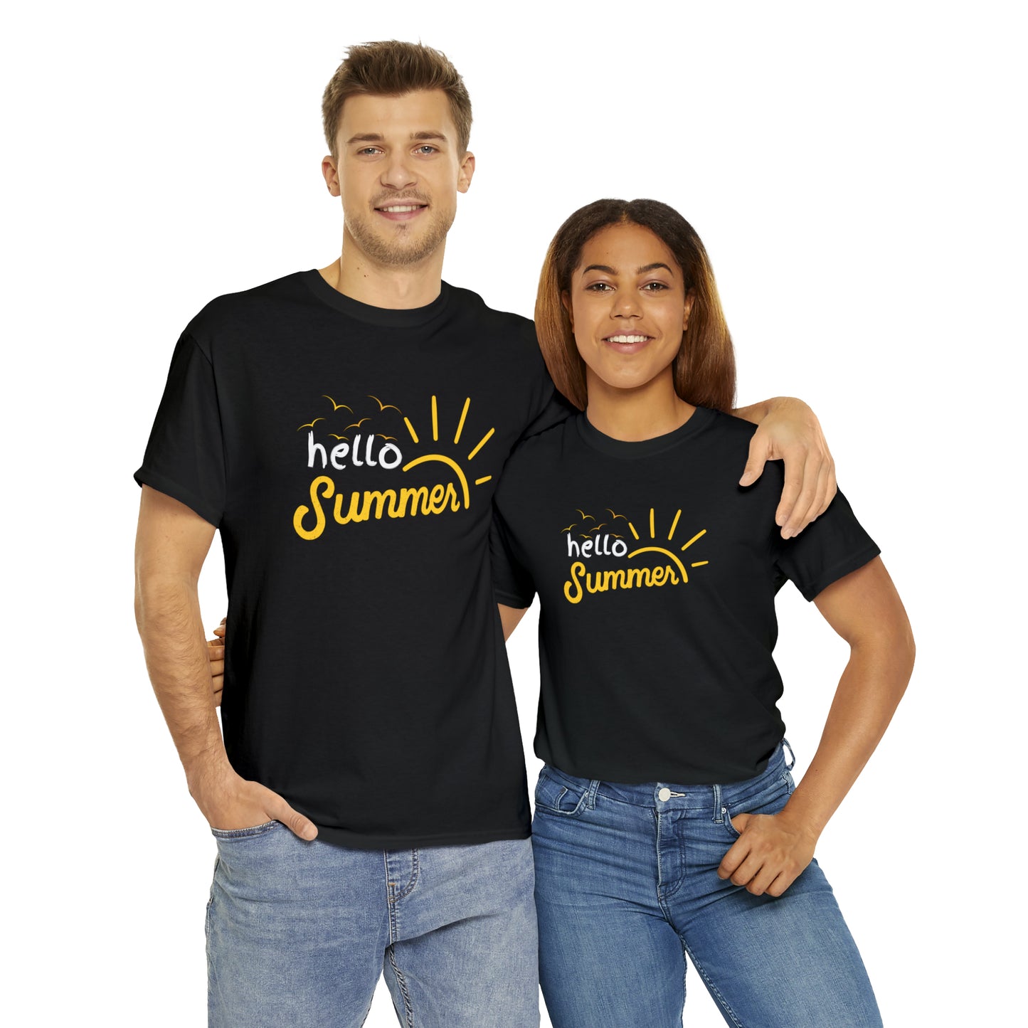 Hello Summer Graphic T-Shirt (Unisex)