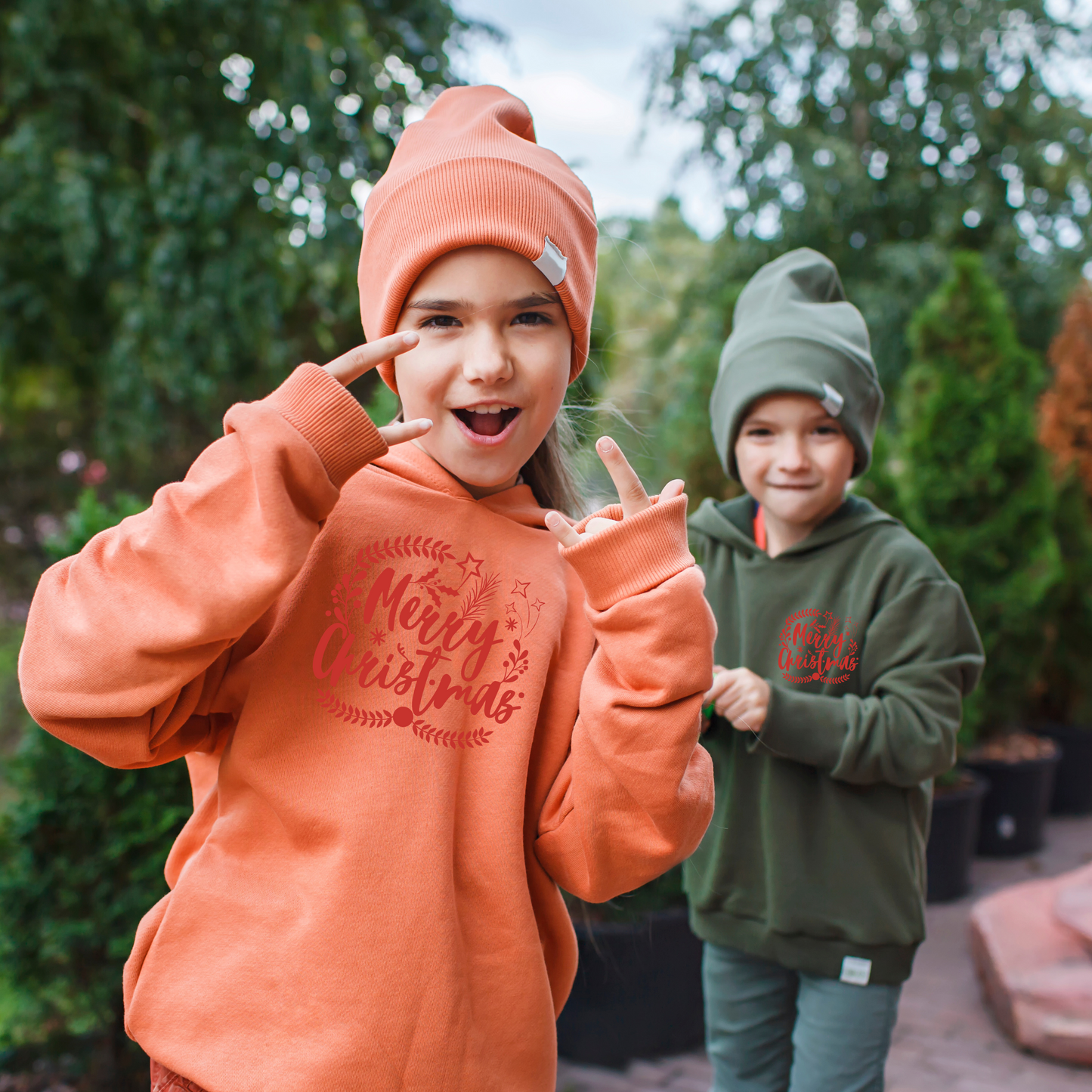 Family Matching Custom Hooded Sweater for Christmas Holidays and Special Occasions
