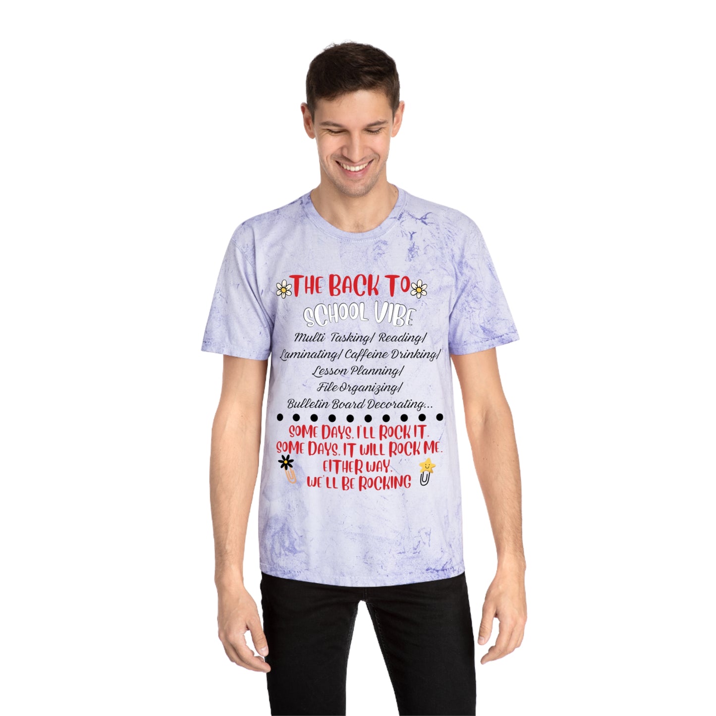 Teacher Graphic T Shirt- Unisex Comfort Colors Blast T-Shirt, USA