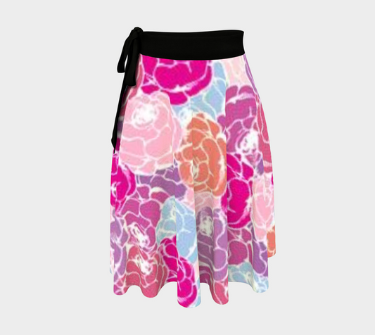 Custom Handsewn Rose Bouquets Wrapped Skirt For Teen Girls and Women- Made In Canada