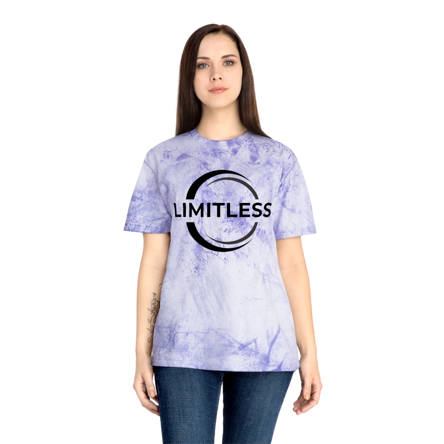Unisex Color Blast Graphic T-Shirt (LIMITLESS)