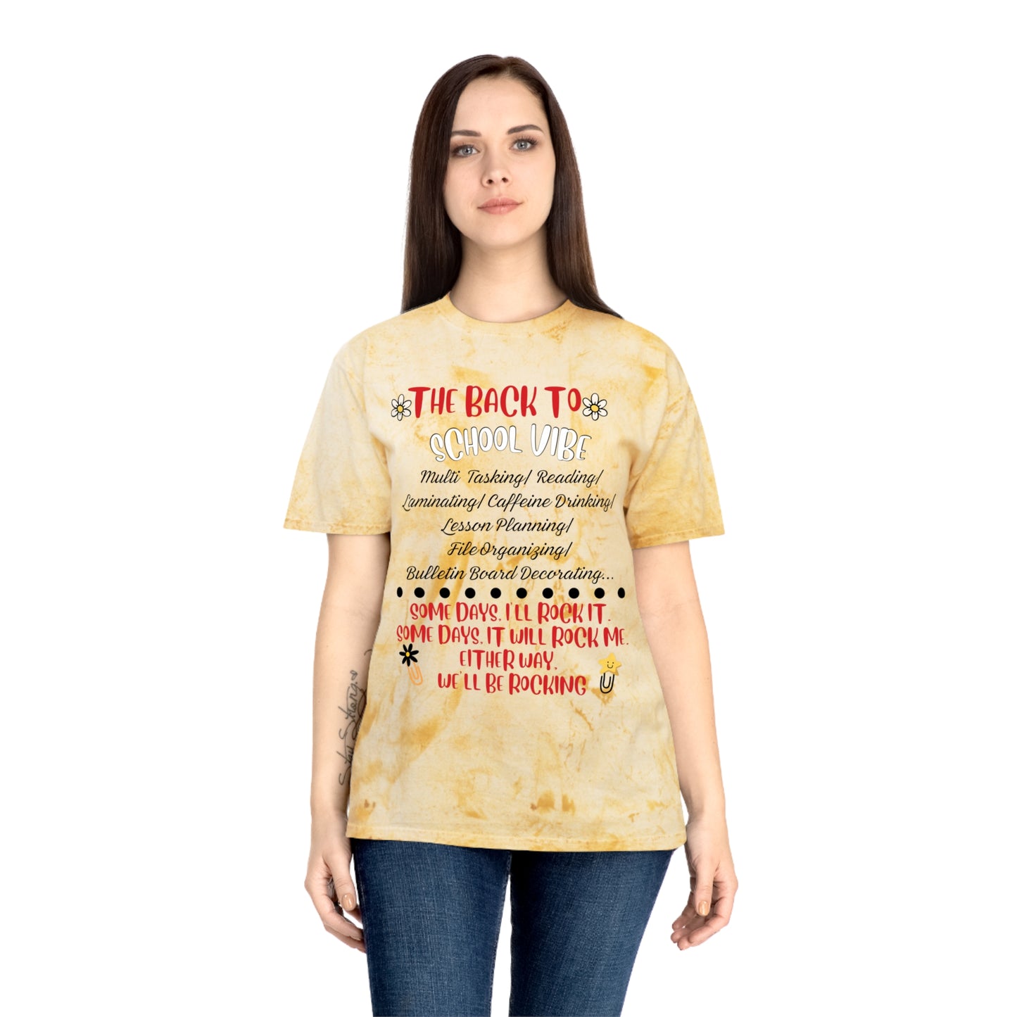 Teacher Graphic T Shirt- Unisex Comfort Colors Blast T-Shirt, USA