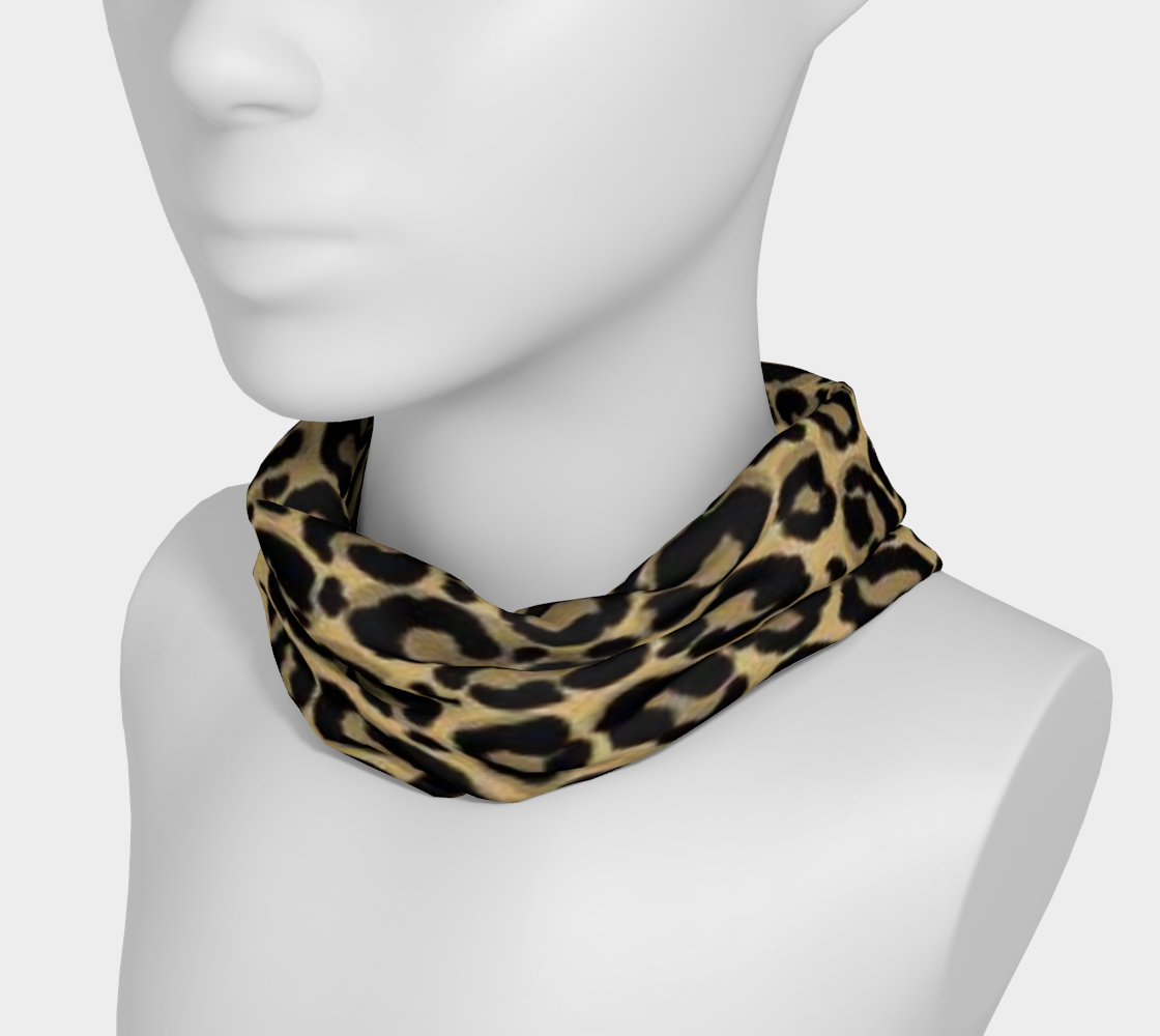 Dark Leopard Headband- Made In Canada