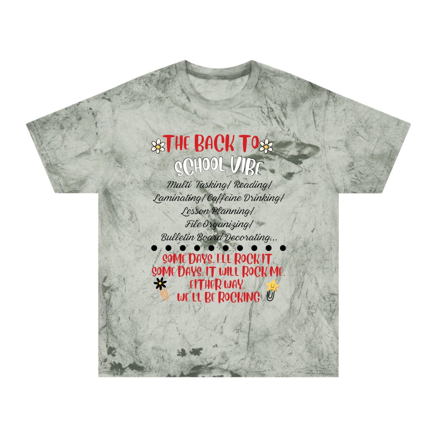 Teacher Graphic T Shirt- Unisex Comfort Colors Blast T-Shirt, USA