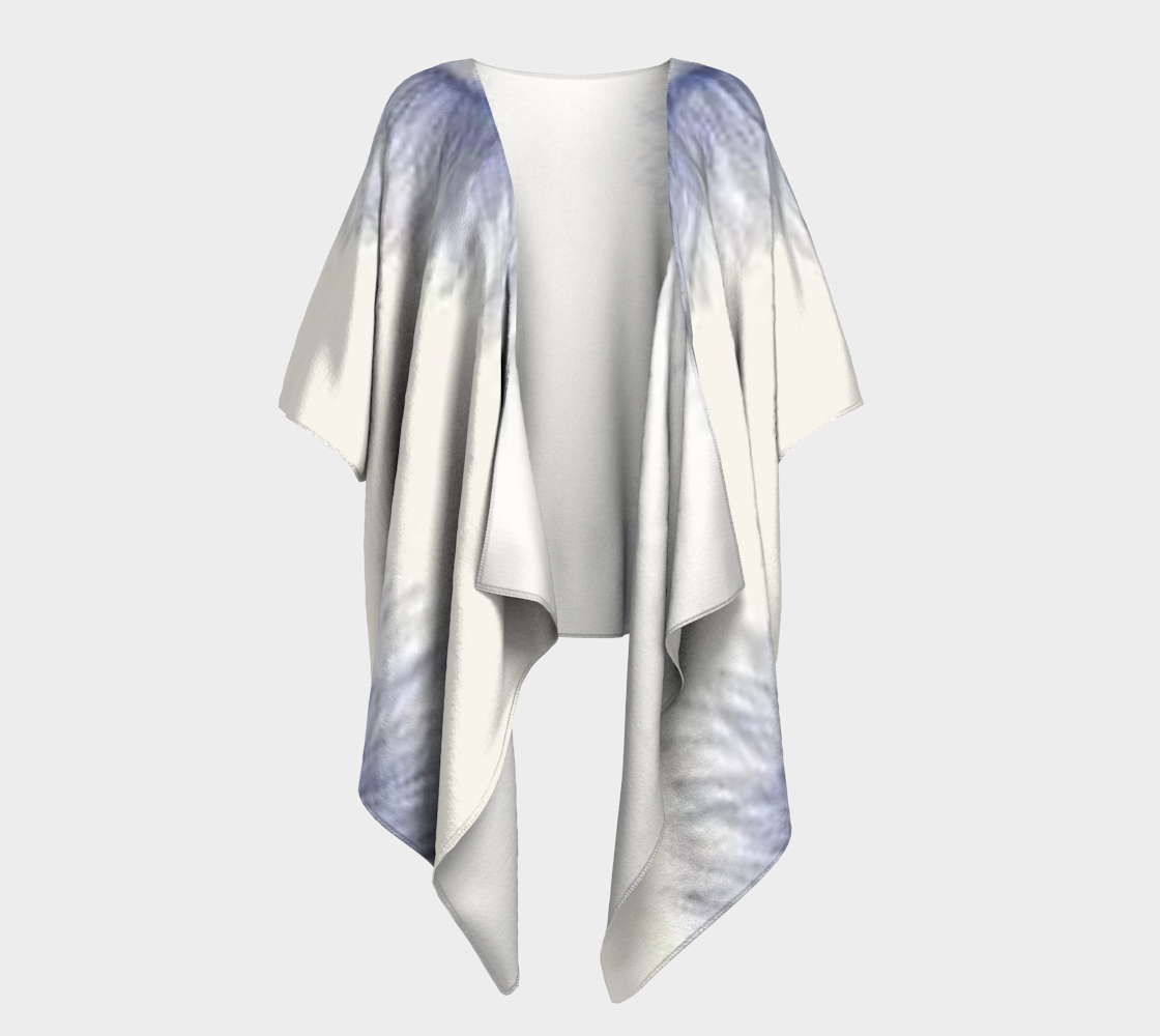 Custom Handsewn Blue Sunflower Kimono For Teen Girls and Women- Made In Canada
