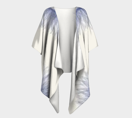 Custom Handsewn Blue Sunflower Kimono For Teen Girls and Women- Made In Canada