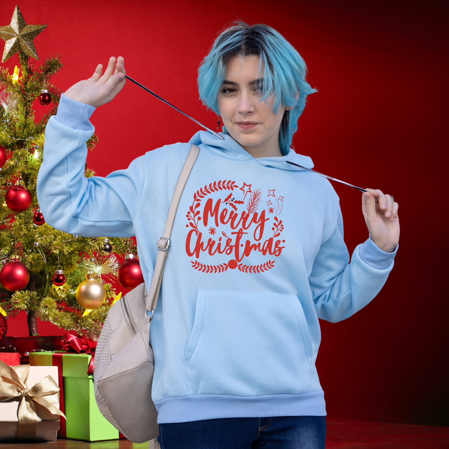 Family Matching Custom Hooded Sweater for Christmas Holidays and Special Occasions