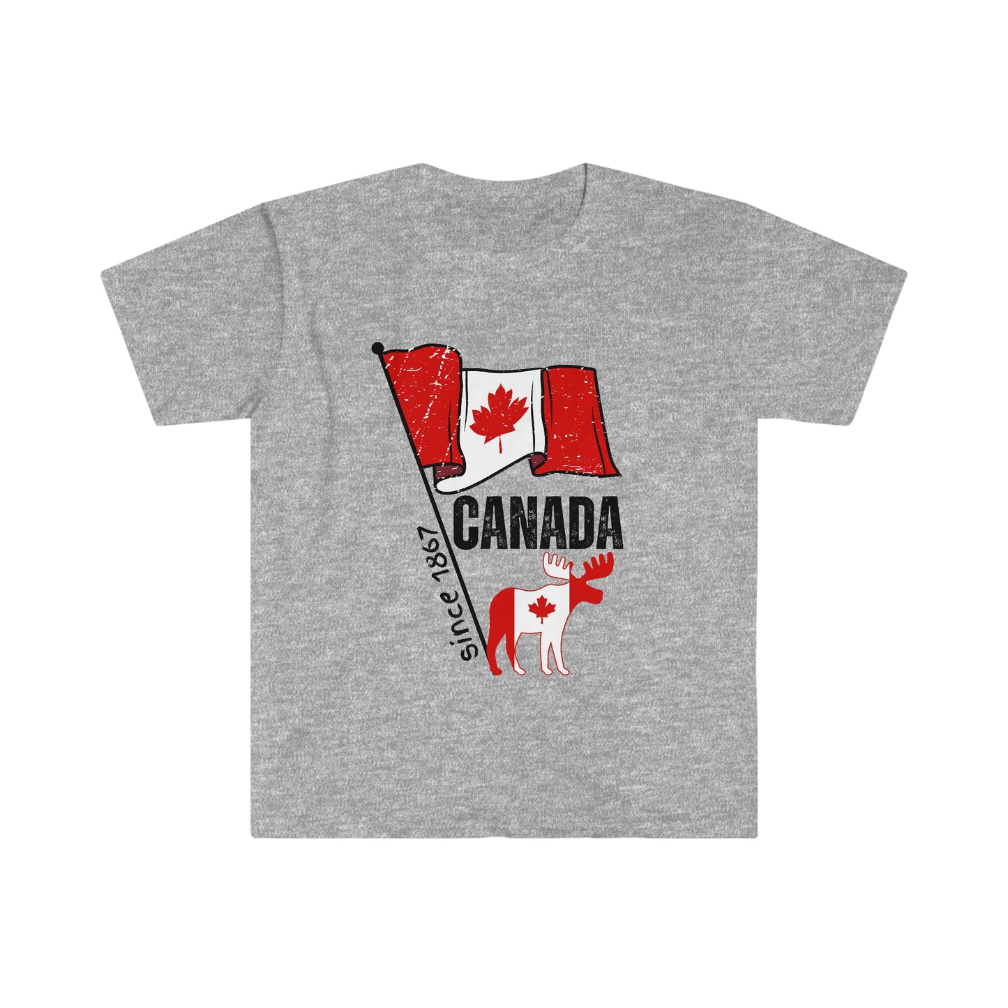 Canada Flag Unisex T - Shirt - reallyposhgifts