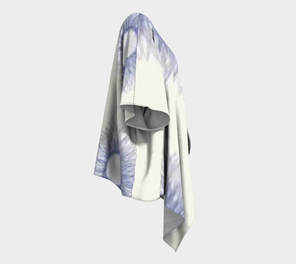 Custom Handsewn Blue Sunflower Kimono For Teen Girls and Women- Made In Canada
