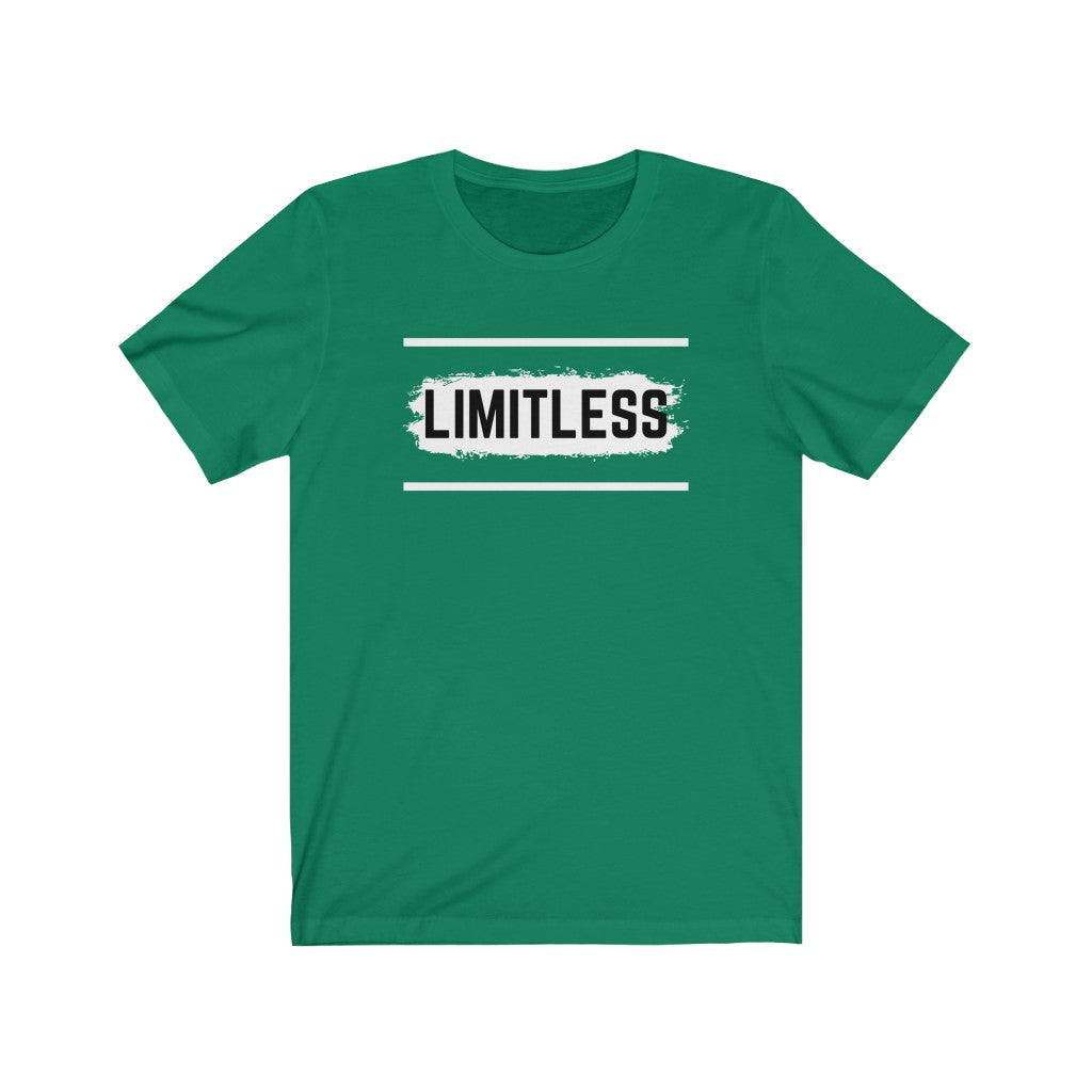 Limitless Unisex Jersey Short Sleeve Tee. Motivation T Shirt. Inspiration T Shirt.