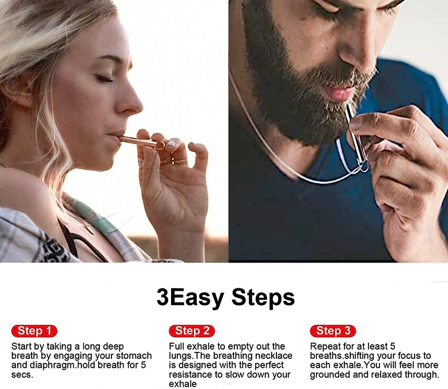 Self Care Breathing Necklace