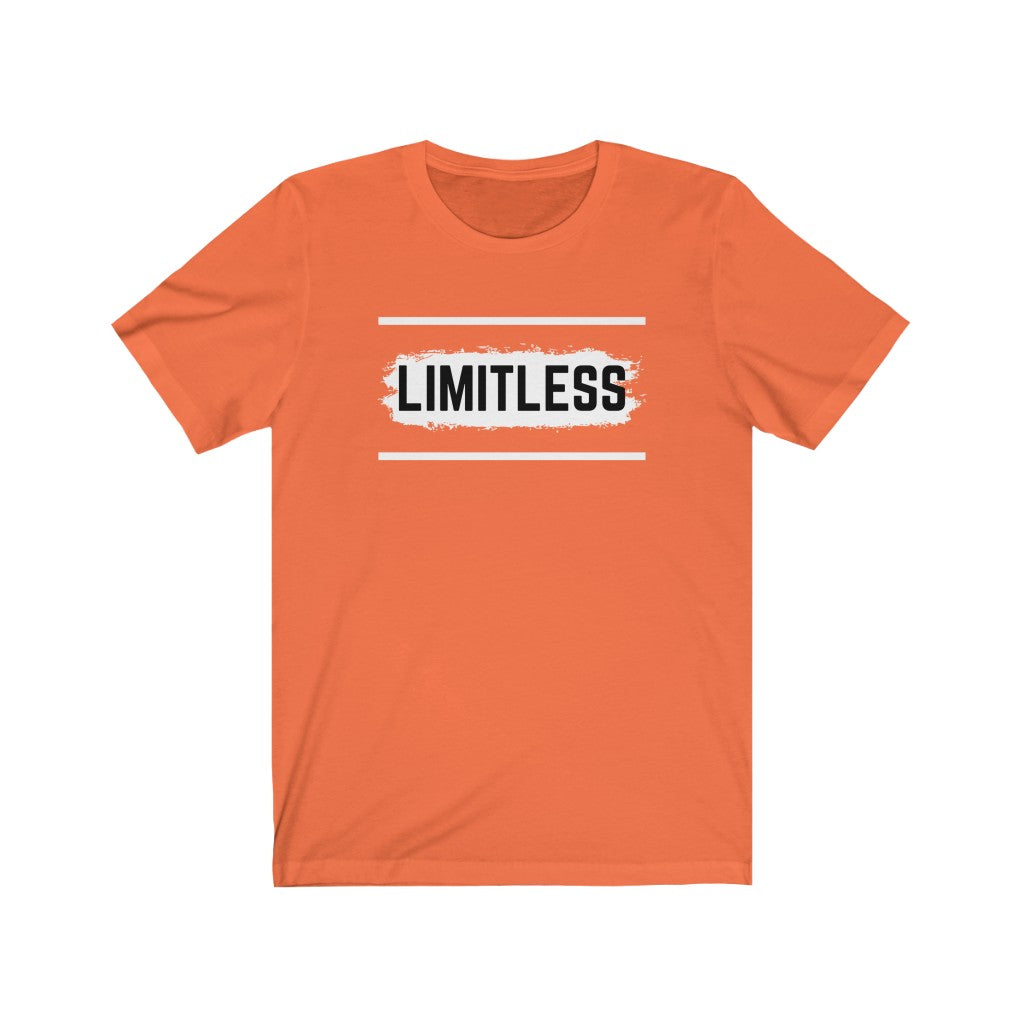 Limitless Unisex Jersey Short Sleeve Tee. Motivation T Shirt. Inspiration T Shirt.
