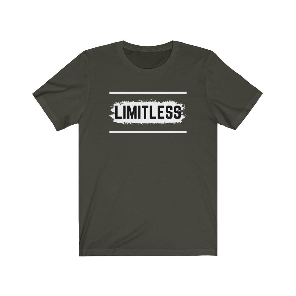 Limitless Unisex Jersey Short Sleeve Tee. Motivation T Shirt. Inspiration T Shirt.