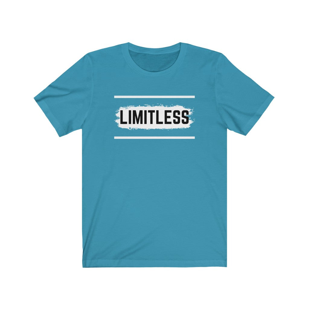 Limitless Unisex Jersey Short Sleeve Tee. Motivation T Shirt. Inspiration T Shirt.